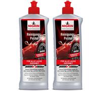 2 Pezzi Nigrin Lucidatura Per Pulizia Vernice 1L Auto Lucidante