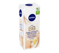 2 PEZZI Nivea Super Idratante 24H No Stop Bb Cream Spf 15 Dorata da 50 Ml