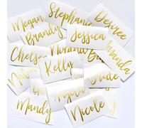 2 Pezzi Nome Personalizzato Adesivi Vinile Decalcomania Per Bottiglia D'acqua O Di Vetro, Personalizzato Sposa Sposo Damigella D'onore Nomi Adesivi, Etichette Calligrafia, Adesivi Di Nozze(25 cm)