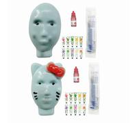 2 pezzi novità brufoli popper, riutilizzabili auto-riempimento, divertente brufolo Popping Fidget con kit di strumenti riempitivi, strano design alieno antistress roba per acne scoppiare, regalo per