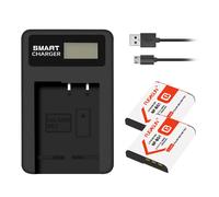 2 Pezzi NP BG1 NPBG1 NP FG1 NPFG1 Batteria con Caricatore per DSC H10 H20 H50