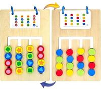 2 pezzi Occupazione demenza, 2026 Aggiornamento gioco di memoria a colori per anziani in legno con 20 carte, bifacciale giocabile e carte fissate in modo sicuro, attivazione e formazione