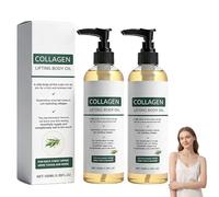 2 Pezzi Olio Corpo Lifting al Collagene,Olio Nutriente per Pelli Mature