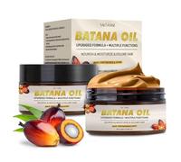 2 Pezzi Olio di Batana Capelli,Puro Naturale Batana Oil for Hair Growth,Ispessimento del Volume dei Capelli,Volumizzante Capelli,Anticaduta Capelli,Olio per Capelli Secchi e Crespi,110ml*2
