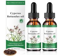 2 Pezzi Olio di Cyperus Rotundus, 60ml Cyperus Rotundus Oil for Hair Removal, Oli Essenziali Ciperus per la Depilazione, Olio di Cyperus Naturale Idratante per Braccia, Ascelle, Gambe e Zona Bikini