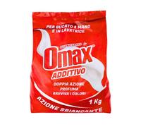 2 PEZZI OMAX ADDITIVO IGIENIZZANTE SBIANCANTE DA 1kg