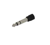 2 pezzi - OMNITRONIC Adattatore Audio Stereo 6.35mm Jack Maschio a 3.5mm Femmina