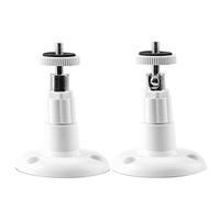 (2 pezzi) OOTSR supporto da parete per telecamere di sicurezza da interno/esterno, supporto da soffitto staffa regolabile per Arlo, Arlo Pro e altri modelli compatibili (Bianca)