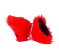 2 pezzi orecchie di gatto casco da moto decorativo orecchie da casco, orecchie da gatto per casco da moto, casco da sci, accessorio per casco con orecchie da gatto in peluche da attaccare a caschi da