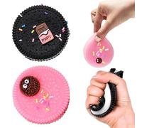 2 pezzi Oreo Squishy, Fufu Squishy, Taba Squishy Oreo,Giocattolo Antistress per Biscotti, Giocattolo Ultra Morbido di Ventilazione a Decompressione per Bambini e Adulti