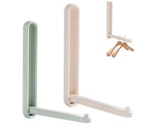 2 Pezzi Organizer da Parete, Ganci per Vestiti Pieghevoli In Plastica, Appendiabiti per Stoccaggio, Pieghevoli, per Appendiabiti a Pioli Multiuso per Bagno, Camera da Letto, Balcone e Guardaroba
