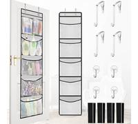 2 Pezzi Organizzatore Porta Appeso, Grande Capacità Appeso Mensola Appeso Organizzatore multifunzionale con 5 Tasche a Rete per Organizzatore Porta Camera da Letto Asilo Nido Giocattoli Vestiti Scarpe