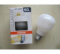 2 Pezzi OSRAM Lampadina BELLALUX SOFT WHITE 60W 230V E27 T60 SIL 60
