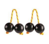 2 pezzi palla ritmica africana, palla ritmica rettifica regolabile con la sfera ritmica como shaker tintinnio per intrattenere i matrimoni feste di classe musicale
