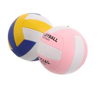 2 Pezzi Pallavolo Morbida da Interno Numero 5, PU Cucita | Tocco Soffice e Controllo, per Studenti e Principianti, Uso in Rete e Pratica in Spiaggia
