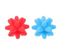 2 Pezzi Pallina Massaggio Spuntoni in Silicone per Esercizio Mano | Superficie Testurizzata, Resistenza Graduale e Presa Ergonomica, per Casa e Ufficio, Sfera Rotonda