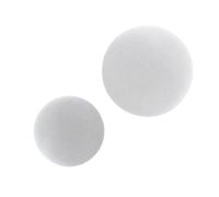 2 Pezzi Palline di Schiuma Bianca Sfera di Schiuma Bianca Palline di Polistirolo