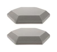 2 Pezzi Pannello Fonoisolante Esagonale Ignifuga | Sala Karaoke, Regia e Soffitto, Trattamento Murale Decorativo, per Voci Pulite e Controllo Interno