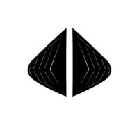 2 Pezzi Pannello Spoiler Feritoie di Ventilazione Posteriori per Seat Ibiza MK4.5 2013-2017 Prese d'Aria in ABS Modanature Decorative Copertura,Black-a