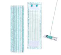 2 Pezzi Panno Mocio di Ricambio per Leifheit Profi XL Micro Duo/Cotton Plus 47x15cm Panno Mop in Microfibra Coprimocio per Mop Leifheit Panno Mocio Accessori di Ricambio per Pavimenti lisci
