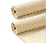 2 Pezzi Panno Monaci per Tufting, 67 x 50 cm Tessuto in Cotone per Punch Needle, Tessuto Tufting Primario, Resistente e Lavabile, per Lavori Fai Da Te Fatti a Mano, Ricami, Ago Da Punzonatura