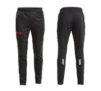 2 Pezzi Pantaloni da Ciclismo in Pile Uomo Riflettenti Antivento Impermeabili Donna Bicicletta Termica Equitazione Sport Bici Strada Tenere al Caldo per Uomo(XXL)
