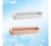 2 pezzi Pantofole a muro Rack di stoccaggio Punch Pantofole ripiano per