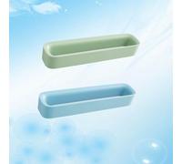 2 pezzi Pantofole a muro Rack di stoccaggio Punch Pantofole ripiano per