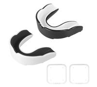 2 Pezzi Paradenti Slim Fit, Premium Paradenti Boxe, Sportivo Adulti e Bambini, Professionali Slim