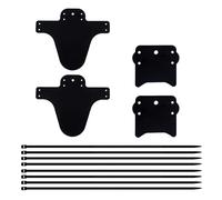 2 Pezzi Parafango MTB Carbonio Universale Compatibile Enduro Fat Bike, Mud Guard per Mountain Bike Anteriore o Posteriore, per Ruote 20 26" 27,5" 28" 29", Facile da Installare, Resistente e Flessibile
