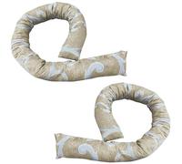 2 Pezzi Parafreddo Sottoporta Damascato Porta e Finestre 100cm Paraspifferi -710