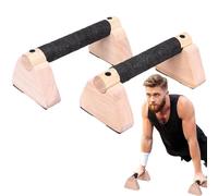 2 Pezzi Parallele Calisthenics | Manici a Spinta in Legno | Maniglie Push up Bar | Barre Parallele da Palestra | Push up, Barre di parallette per la Palestra di casa Ginnastica