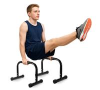 2 pezzi Parallette, Push Up Bar & Dip Bars - Impugnature antiscivolo per calistenica, supporto della mano e allenamento della forza, ideali per casa, attività all'aperto e palestra