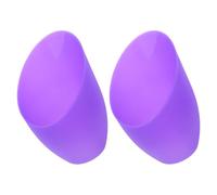 2 Pezzi Paralume a Ferro di Cavallo in Plastica Porpora per Lampade | Coprilampada Decorativo Taglio Obliquo, per Lettura e Lavoro, Luce Versatile, Stile Artistico