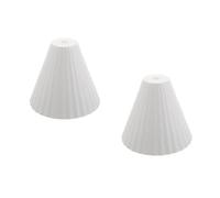 2 Pezzi Paralume per Scioglitore di Candele, a Forma di Campanella in Ferro | Foro da 10mm, Struttura Leggera e Removibile, Facile da Pulire, per Comodino e Luce Soffusa