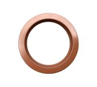 2 pezzi Paraolio idraulico radiale per albero tipo UN in gomma fluorurata, diametro interno 32mm diametro esterno 42mm spessore 10mm, Marrone, 32x42x10mm