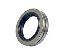 2 pezzi Paraolio TB con guscio esterno in ferro e scheletro in nitrile, Spessore 6mm Diametro interno 32mm diametro esterno 42mm, Nero, 32x42x6mm