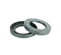 2 pezzi Paraolio TG4 in gomma nitrilica a triplo labbro, resistente all'olio, diametro interno 25.4mm, diametro esterno 31.75mm, altezza 6.4mm, 25.4x31.75x6.4mm