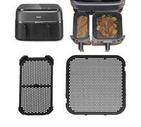 2 Pezzi Paraschizzi Per Friggitrice Ad Aria Philips Airfryer Série 3000 NA350/00, Silicio Paraschizzi Accessori Per Philips Friggitrice Ad Aria 9 Litri Doppio Cestello
