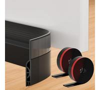 2 Pezzi Paraspifferi Sottoporta, Paraspifferi Porta Blindata, Guarnizione Sottoporta in Gomma, Antispiffero Antivento, paraspifferi Porta Blindata, Insonorizzato,antipolvere e anti-insetti (100cm x 2)