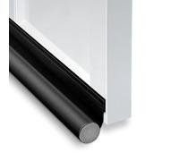 2 Pezzi Paraspifferi Sottoporta per Porte, 96 cm Sotto Porta Entrata per Spifferi, Anti-Vento Freddo, Prova di Rumore (Nero)