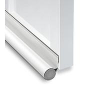 2 Pezzi Paraspifferi Sottoporta per Porte, 96 cm Sotto Porta Entrata per Spifferi, Anti-Vento Freddo, Prova di Rumore (Bianco)