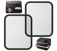 2 Pezzi Paraspruzzi Antispruzzo in Acciaio Inox per Cosori Airfryer 8,5L/Dual Blaze TwinFry 10L, Friggitrice ad Aria Antispruzzo Magnetico, Accessori Riutilizzabili per Friggitrice Aria Calda
