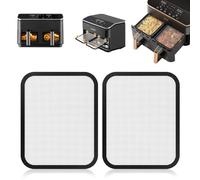 2 Pezzi Paraspruzzi in acciaio inox a maglia fine per Cosori Airfryer 8,5L/Dual Blaze TwinFry 10L, Accessorio per Friggitrice ad Aria Antispruzzo Magnetico per Cosori CAF-R901-AEU 8,5L