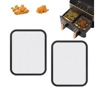 2 Pezzi Paraspruzzi in INOX, Paraspruzzi a Maglia Fine per Cosori Airfryer 8,5L/Dual Blaze TwinFry 10L Accessorio per Friggitrice ad Aria Antispruzzo Magnetico per Cosori CAF-R901-AEU 8,5L