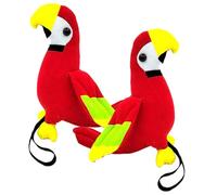 2 Pezzi Parrot Funny Halloween Pirate Parrot 7.9x5.5x8, 7 Pollici Spalla Regolabile Accessori di Costumi Pirata Morbidi e Leggeri per Il Cosplay Dress Up Prop |.Accessori in Costume