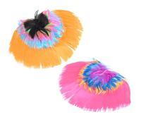 2 Pezzi Parrucca a Cresta per Festa di Halloween Atmosfera | Pet, Stile Creativo, per Eventi Sportivi e Concerti, Cambia Look e Fai Risaltare la Tua Presenza