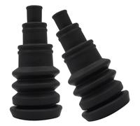 2 Pezzi Passacavo in Gomma Nero per Cablaggio Auto e Fascio Cavi | Compatibile Suv e Veicoli, Montaggio Semplice, Protezione da Usura e Polvere, Misura