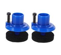 2 Pezzi Pastiglie Frizione Hi Hat Blu in Plastica e Feltro | Ricambi per Hi Hat e Set Batteria, Sostegno Stabile, per Tecnici e Batteristi