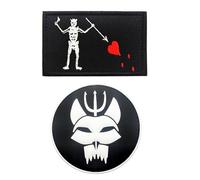 2 pezzi Patch decorativa per appassionati di militare, patch da braccio “SEAL Team/DEVGRU”, patch da zaino con distintivo morale (As shown,2)